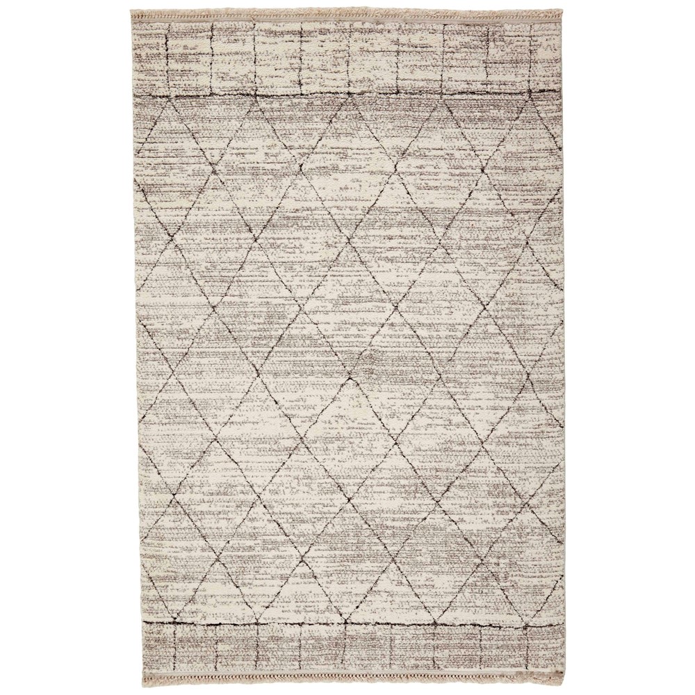 Savannah Moroccan Diamond SVVGN04A SVN26 Rug in Grey Cream